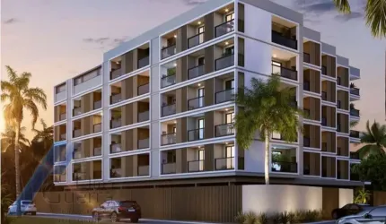 Ubatuba, Toninhas - Apartamento em construção com 01 dormitório, sendo 01 suíte.