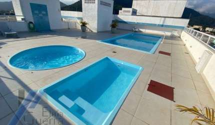Ubatuba, Centro - Apartamento com 02 dormitórios, sendo 01 suíte e area de lazer.