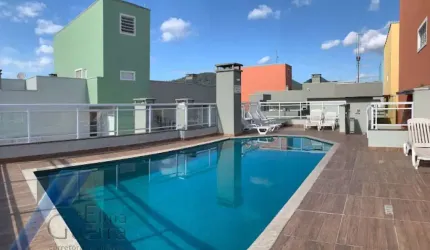 Ubatuba, Itagua - apartamento com 02 dormitórios sendo 01 suíte e área de lazer.