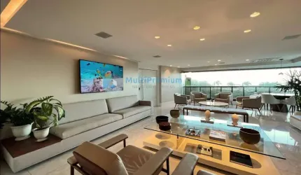 Salvador| Barra| Apto 330 m2| Varanda Vista Mar e Gourmet| 4 Suítes| Gabinete| 5 Vagas
