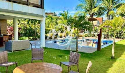 Guarajuba| Casa Duplex com 280m²| 5 Suítes| 4 Vagas