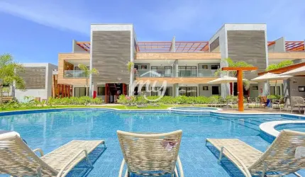 Itacimirim| Village Duplex com Terraço| 155 m²| 2 Suítes| 2 Vagas| Perla Laguna