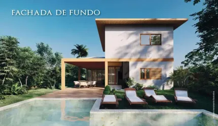 Praia do Forte| Villas Iberostar| Casa Duplex 304m²| 5 Suítes| 2 Vagas| Piscina| Gourmet
