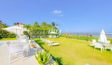Itacimirim| Village térreo 90m2| 3/4, sendo 2 suítes| Cond. Frente Mar e Pé na Areia