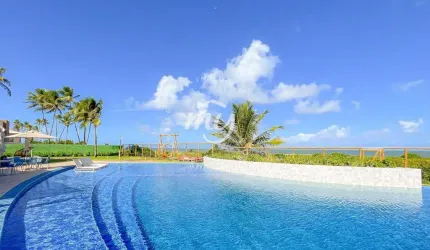 Itacimirim| Village Térreo Garden| 107m²| 3 Dormitórios| 1 Vaga| Pé na Areia| Unique Beach