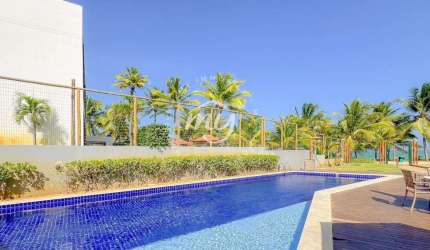 Itacimirim| Village Duplex 125m²| Pé na Areia| 3 Dormitórios| 1 Vaga| Mobiliado