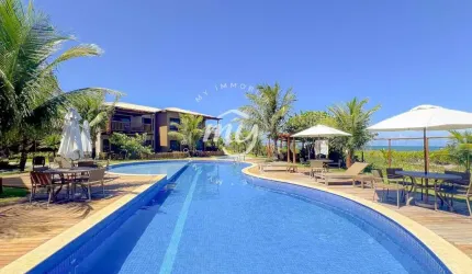Itacimirim| Bangalô Duplex 141m²| 3 Suítes| 2 Vagas| Mobiliado| Pé na Areia| Tavarua