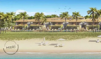 Merí Itacimirim| Bangalôs Duplex Pé na Areia| 4 Suítes| 2 ou 3 Vagas| A partir de 131m²