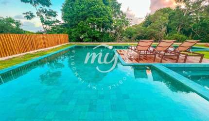 Praia do Forte| Casa Duplex com 450m²| 7 Suites| Nascente| Mobiliada| Sala de Cinema| Piscina