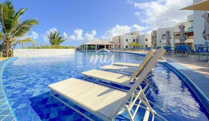 Itacimirim| Village Térreo 107m²| com Garden| 3 Dormitórios| 1 Vaga| Pé na Areia
