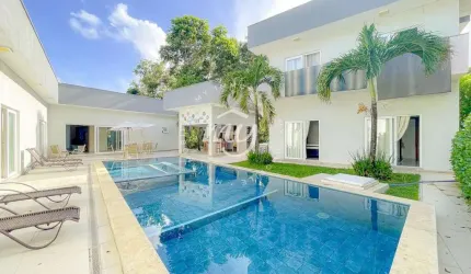 Itacimirim| Casa Deplex 467 m2| 8 Suítes| Piscina com Hidro| no Quinta das Lagoas