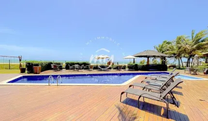 Itacimirim|Village Duplex Pé na Areia|120m²|3 Suítes|2 Vagas|Mobiliado|Churrasqueira|Hidro