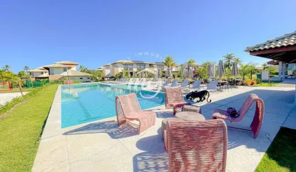 Imbassaí| Village Duplex com 159m²| Vista Mar| Garden| 3 Dormitórios| 2 Vagas