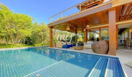 Praia do Forte| Casa Duplex| 480m²| Alto Padrão| Mobiliada| 5 Suítes