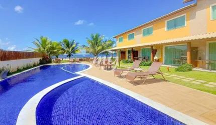 Itacimirim| Village Duplex 74m²| 3 suítes| 2 Vagas| Pé na Areia
