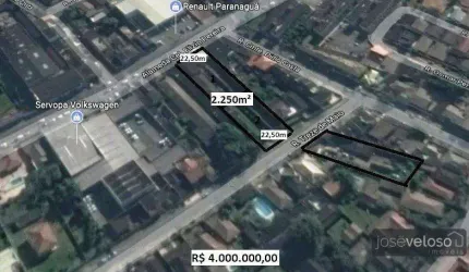 PERMUTO Terreno - 2250 m² por R$ 4.000.000 - Estradinha - Paranaguá/PR