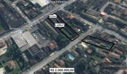 Terreno à venda, 1125 m² por R$ 2.000.000,00 - Estradinha - Paranaguá/PR