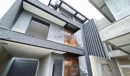 Casa em condomínio fechado com 3 quartos à venda na Rua Evaristo da Veiga, Boqueirão, Curitiba, 138 m2 por R$ 839.000