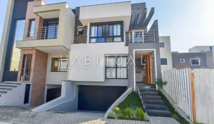 Casa em condomínio fechado com 3 quartos à venda na Rua Mário Gomes Cézar, Pinheirinho, Curitiba, 189 m2 por R$ 1.590.000