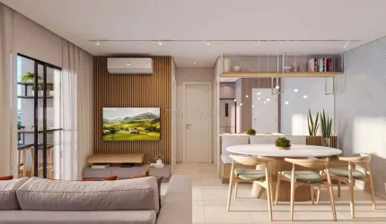 Apartamento com 2 quartos à venda na Rua Agostinho Brusamolin, Cidade Industrial, Curitiba, 46 m2 por R$ 362.835