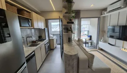 DECORADO - Apartamento 60m² com 2 banheiros