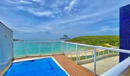 Cobertura alto padrão 4 quartos, à venda em Guarapari na Enseada Azul.