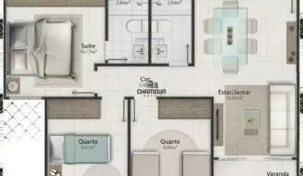 Apartamento à venda, 3 quartos, 2 vagas de garagem, Praia da Costa - Vila Velha - ES