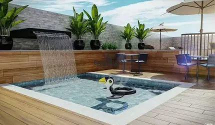 3 quartos, sendo 1 suite, 2 vagas demarcadas