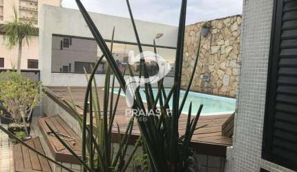 Cobertura com 3 quartos à venda na Avenida Venezuela, --, Enseada, Guarujá por R$ 900.000