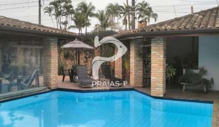 Casa com 6 quartos à venda na dos Jambolôes, --, Balneário Praia do Pernambuco, Guarujá por R$ 5.500.000