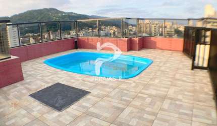 Cobertura com 2 quartos à venda na Rua Dona Vitória, --, Enseada, Guarujá por R$ 650.000