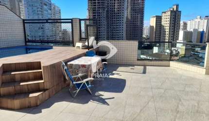Cobertura com 2 quartos à venda na Estrela Rodrigues, --, Jardim Astúrias, Guarujá por R$ 780.000
