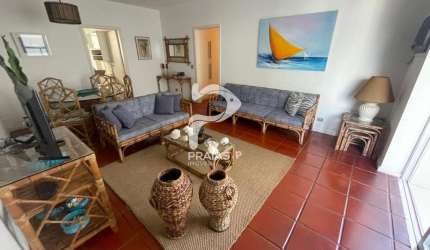 Apartamento com 3 quartos à venda na Avenida Leomil, --, Pitangueiras, Guarujá por R$ 520.000