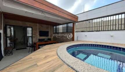 Cobertura com 3 quartos à venda no Jardim Astúrias, Guarujá  por R$ 950.000
