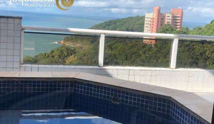 Cobertura com 4 quartos à venda no Morro Sorocotuba, Guarujá  por R$ 1.600.000