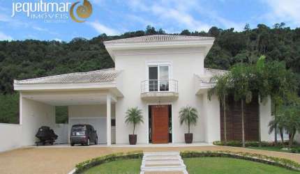 Casa em condomínio fechado com 5 quartos para alugar no Balneario Praia do Perequê, Guarujá  por R$ 30.000
