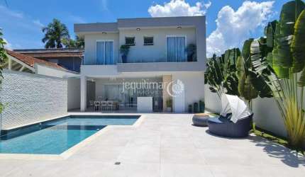 Casa em condomínio fechado com 4 quartos para alugar no Balneário Praia do Pernambuco, Guarujá  por R$ 9.800
