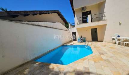 Casa em condomínio fechado com 3 quartos para alugar no Balneário Praia do Pernambuco, Guarujá  por R$ 8.500