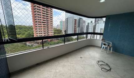 Apartamento para locação, 3/4, 03 suítes, varanda, 140m2, 02 vagas garagem