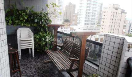 Apartamento com 3 suítes, Boqueirão, Santos. 2 quadras  praia