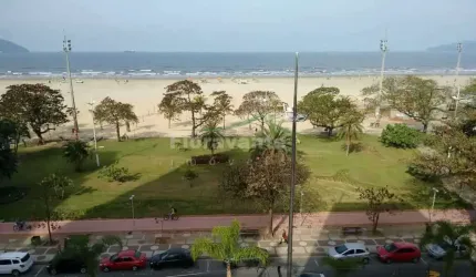 Apartamento José Menino, Santos - 3 dormitórios, vista mar