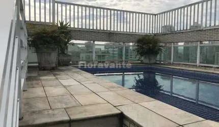 Cobertura com 5 suítes, piscina, churrasqueira, salão de jogos,
