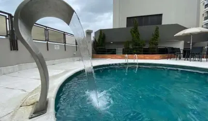 Flat com 1 dorm, Gonzaga, Santos - R$ 450 mil, Cod: 8262