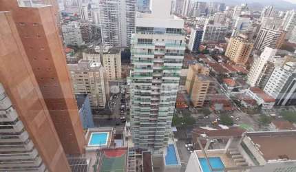 APARTAMENTO no GONZAGA - 1 SUÍTE - TODO MOBILIADO e LAZER TOTAL