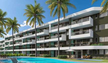 Viva o Sonho na Praia dos Carneiros: Apartamento de 1 Quarto em Condomínio de Alto Padrão!