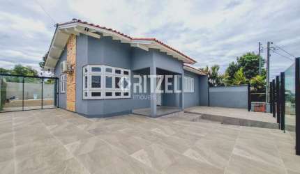 Casa semi mobiliada com piscina para locação, Sol Nascente, Estância Velha, RS