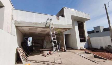 Casa no Condominio Faixa Azul em Sao Carlos - 3 dormitorios, 1 suite, 2 garagens cobertas