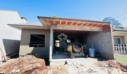 Alvenaria plana em construção em Linha Santa Cruz