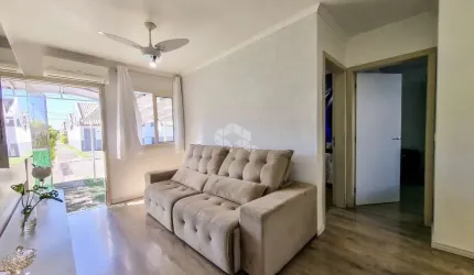 Casa em condomínio fechado no Bairro São Luís/Canoas ? 2 dormitórios, 2 vaga de garagem coberta, aceita financiamento bancário e FGTS