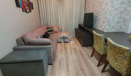 Apartamento à venda no Sacomã, com 49m², 2 quartos e 1 vaga